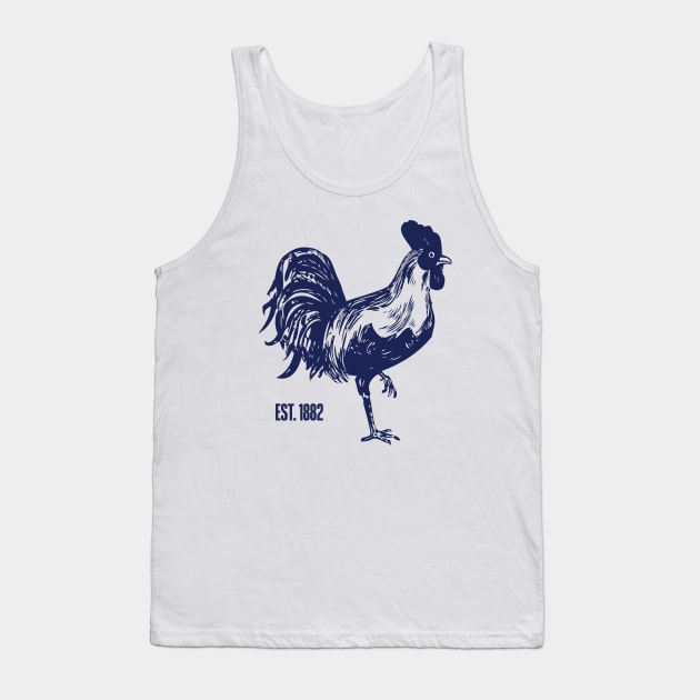 Cockerel Est. 1882 Tank Top by Footscore